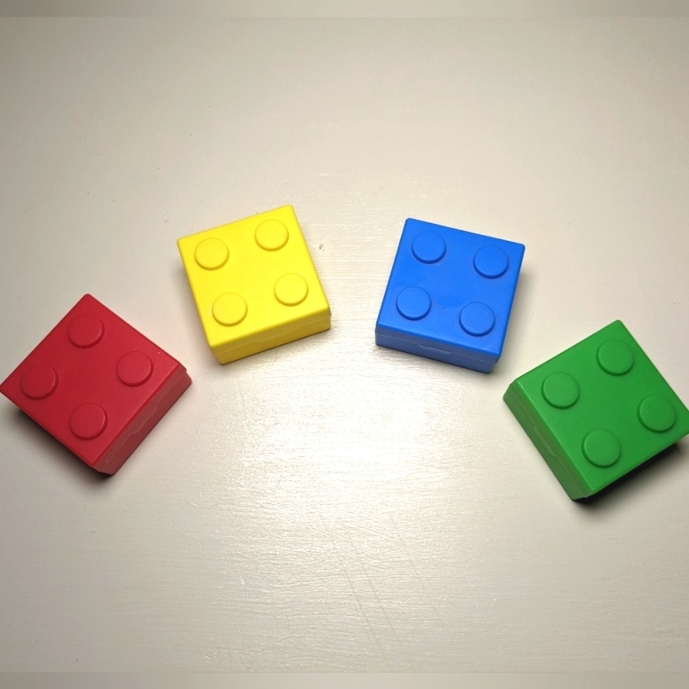 Colorful blocks storage boxes set of 4